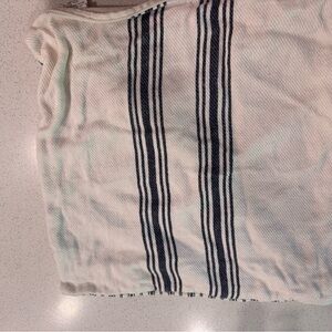 Pottery Barn Linen Striped Pillow Cover